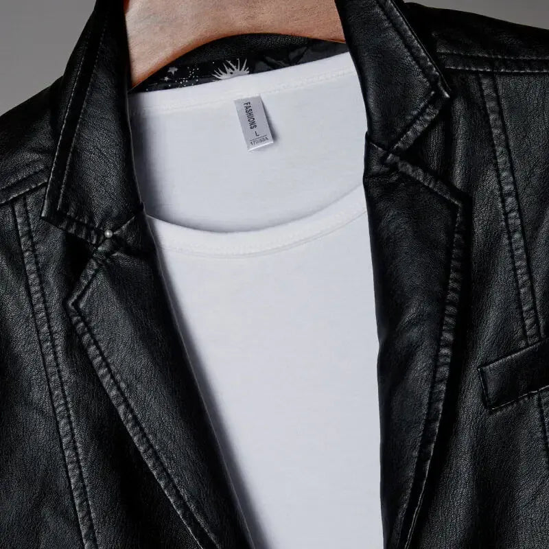 DONACCI Leather Blazer