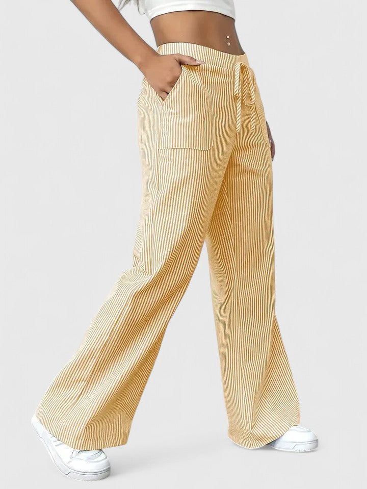 Ashcroft | Birgit Comfortable Wide-Leg Trousers with Elegant Details