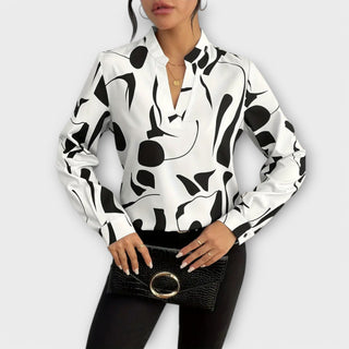 Ashcroft | Zaylith Elegant V-Neck Blouse