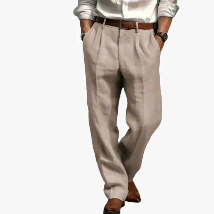 Ashcroft | Men's Retro Suit Trousers – Classic Wide-Leg Business & Casual
