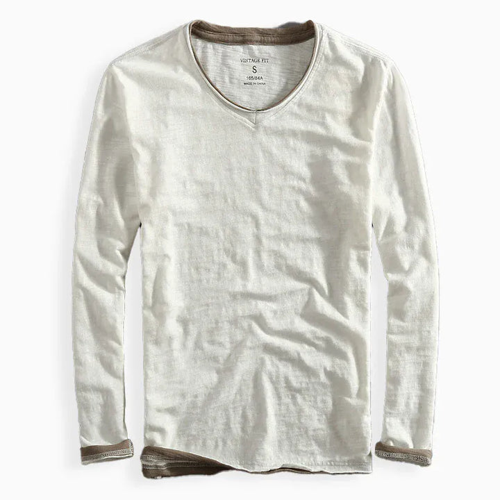 DONACCI Slub Long Sleeve Shirt