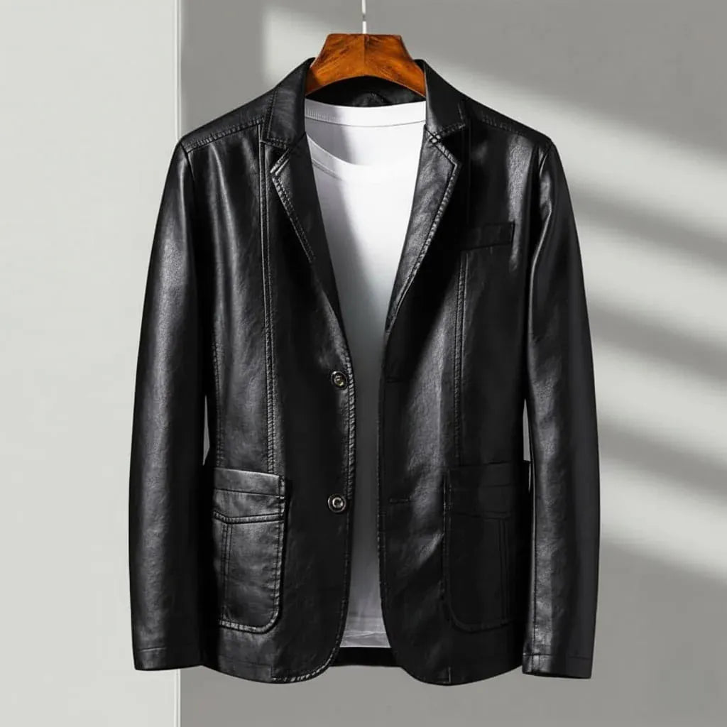 DONACCI Leather Blazer