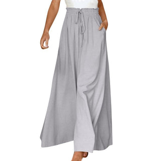 Wide-Leg Casual Trousers