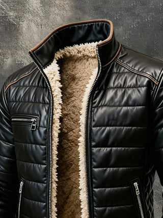 High-Collar Tailored Jacket