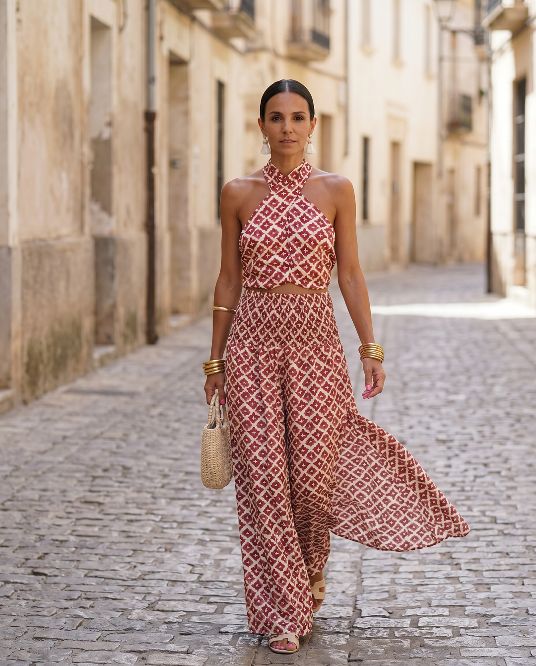 Justa | Halter-Neck Two-Piece Set