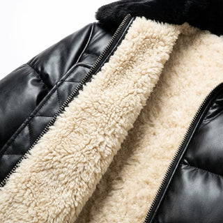 Warm Vintage-Look Quilted Jacket