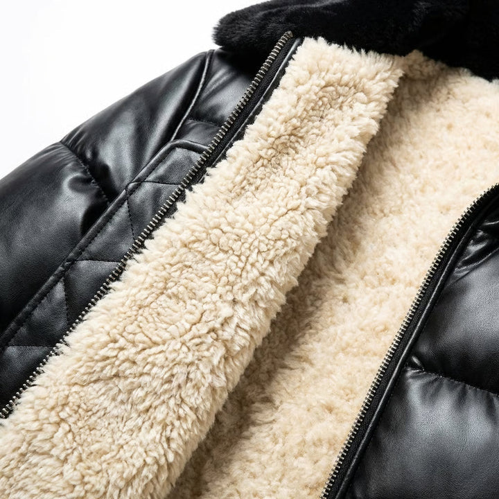 Warm Vintage-Look Quilted Jacket