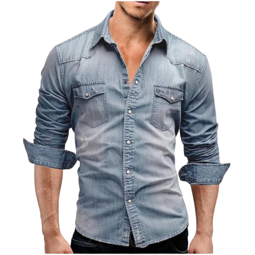 Cazel | Modern-Style Denim Shirt