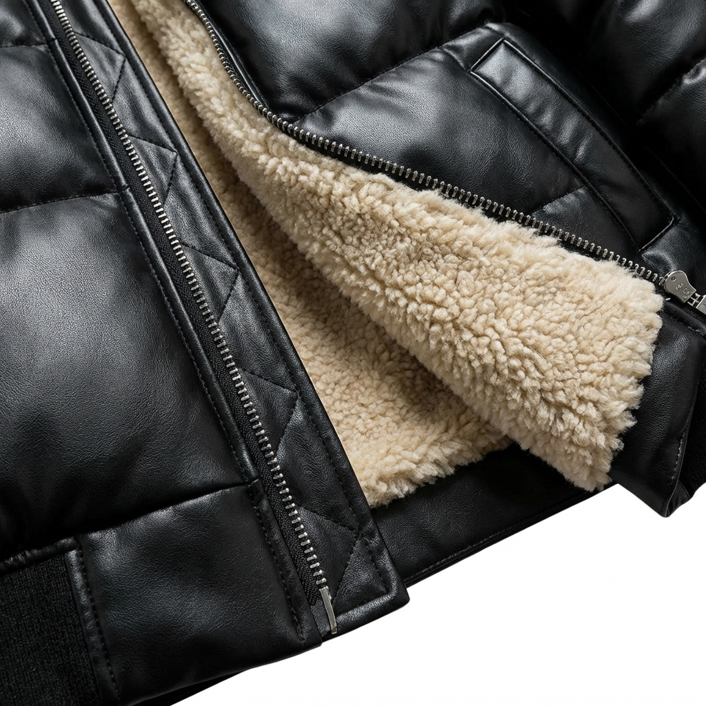 Warm Vintage-Look Quilted Jacket