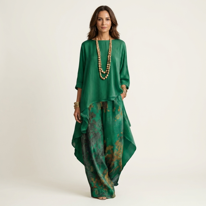 Asymmetric Two-Piece Set