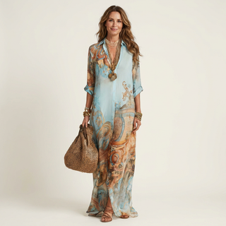 AliceLeon | Maxi Shirt Dress
