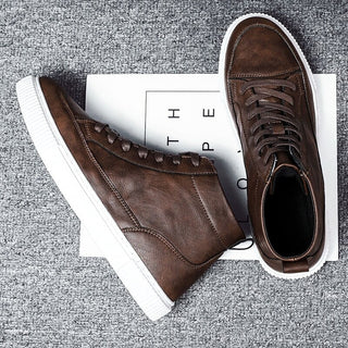 Ashcroft | Men's Leather High-Top Shoes