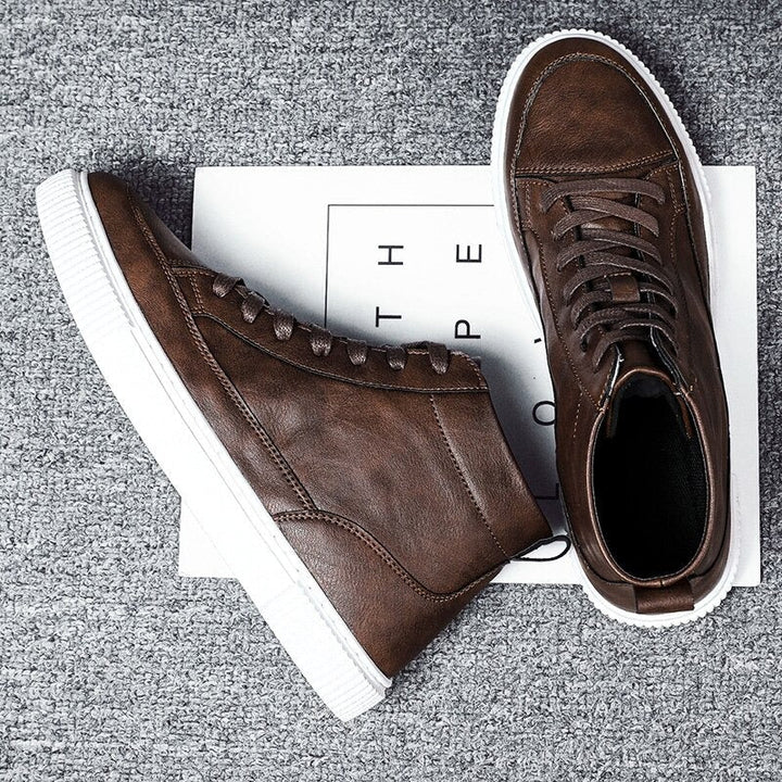 Ashcroft | Men's Leather High-Top Shoes