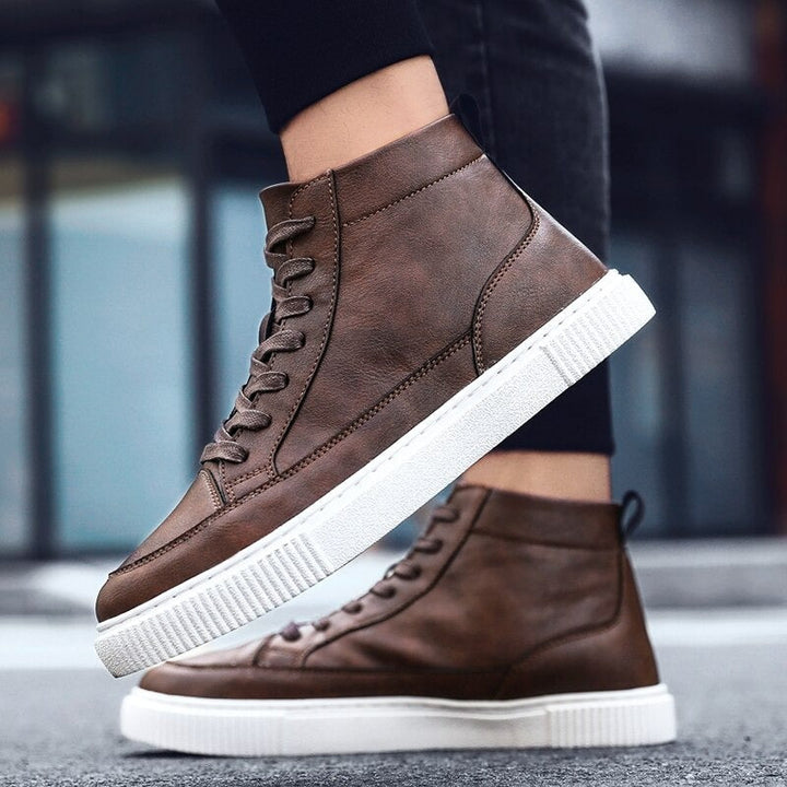 Ashcroft | Men's Leather High-Top Shoes