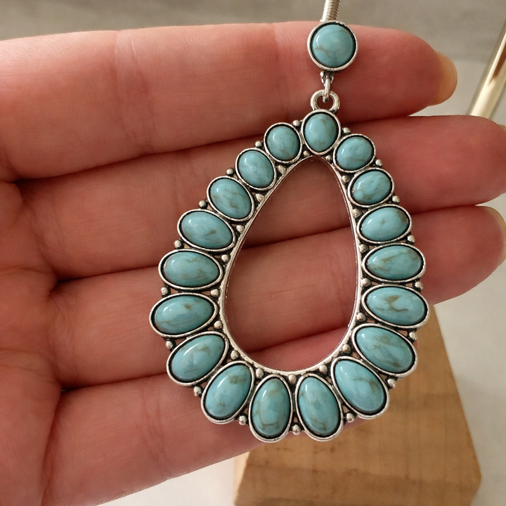 Ashcroft | Celestia Turquoise Drop Earrings