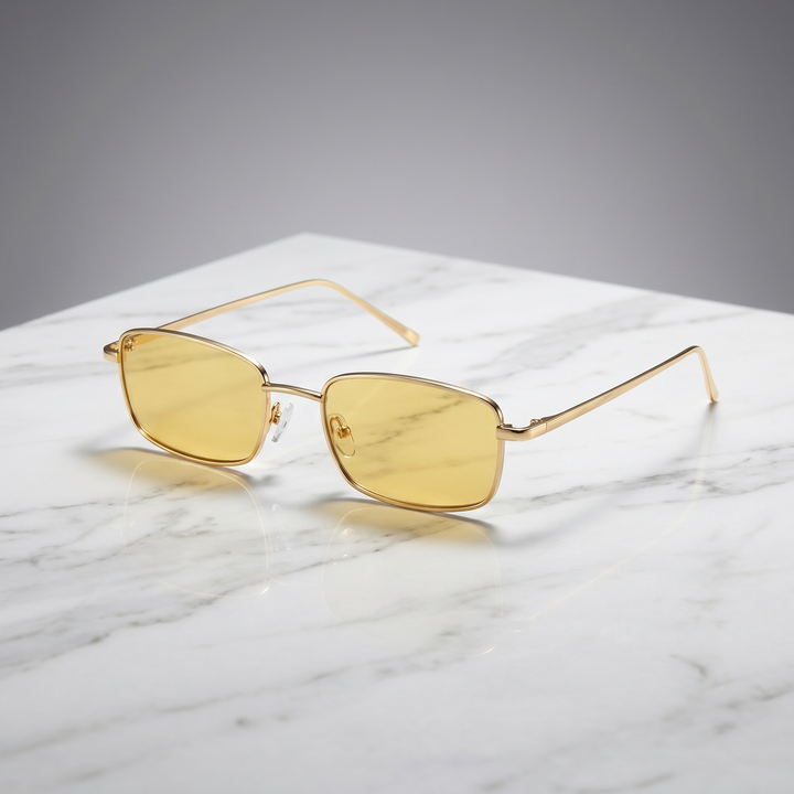 Ashcroft | Rivona Rectangle Mirror Lens Sunglasses