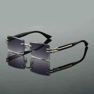 Ashcroft | Dalton Rimless Rectangular Sunglasses