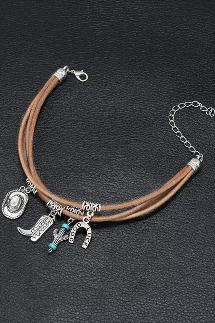 Ashcroft | Fortuna Multi-Layered Cactus Charm Bracelet