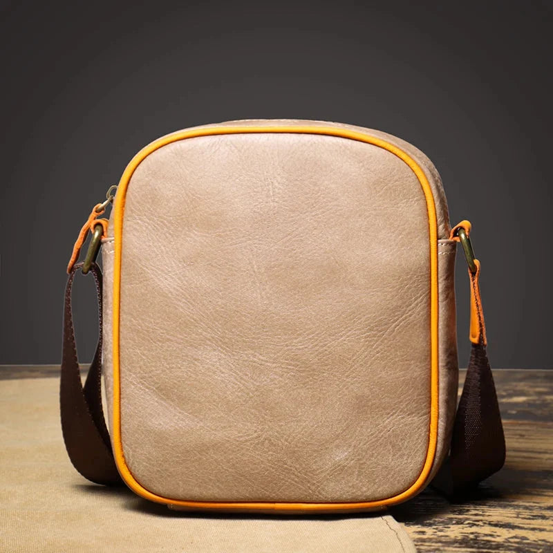 Ashcroft | Hudson Genuine Leather Crossbody Bag