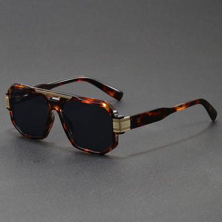Ashcroft | Ashford Square-Frame Acetate Sunglasses