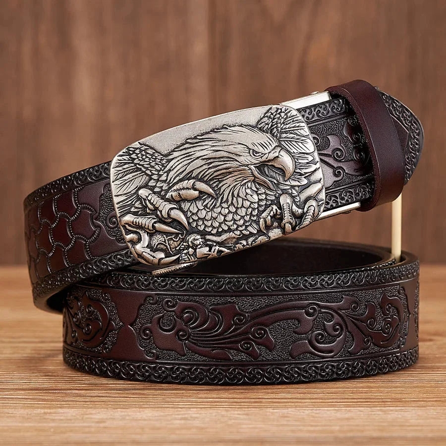 Ashcroft | Harland Split Leather Western Buckle Belt