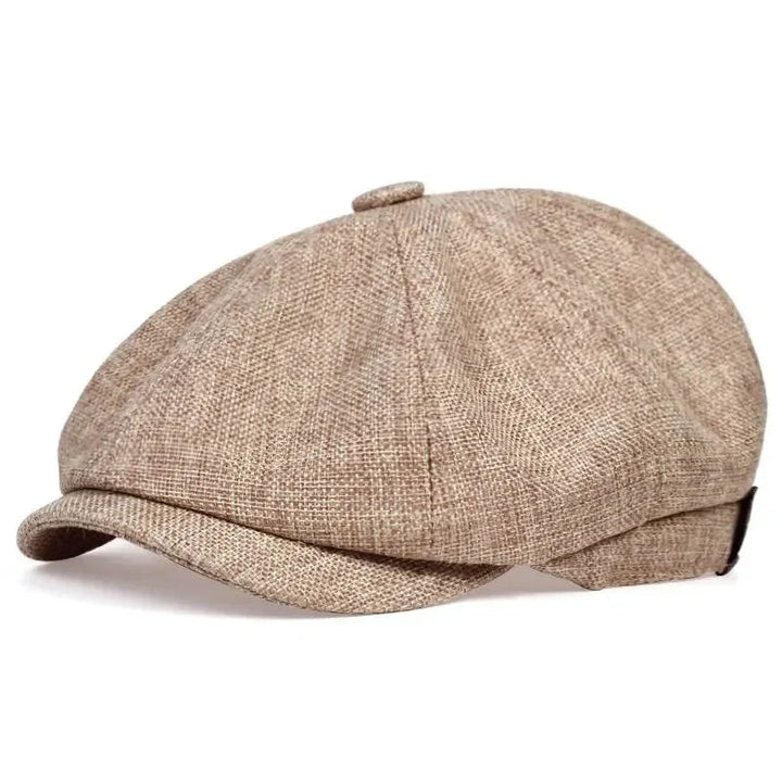 Ashcroft | Harbor Eight-Panel Linen Cap