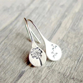 Ashcroft | Celestia Sterling Silver Dandelion Drop Earrings