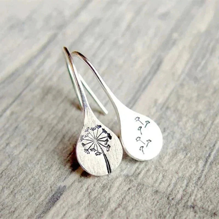Ashcroft | Celestia Sterling Silver Dandelion Drop Earrings