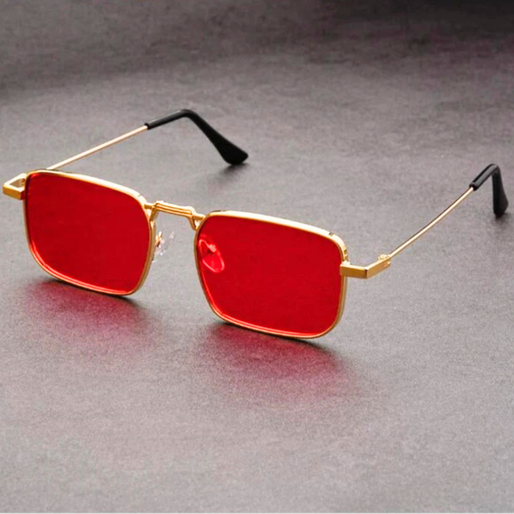 Ashcroft | Hudson Rectangular Metal Sunglasses