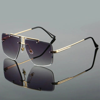 Ashcroft | Dalton Rimless Square Sunglasses