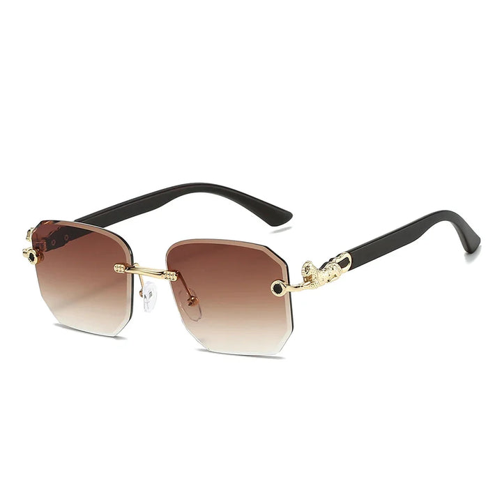 Ashcroft | Valenti Frameless Hexagonal Sunglasses