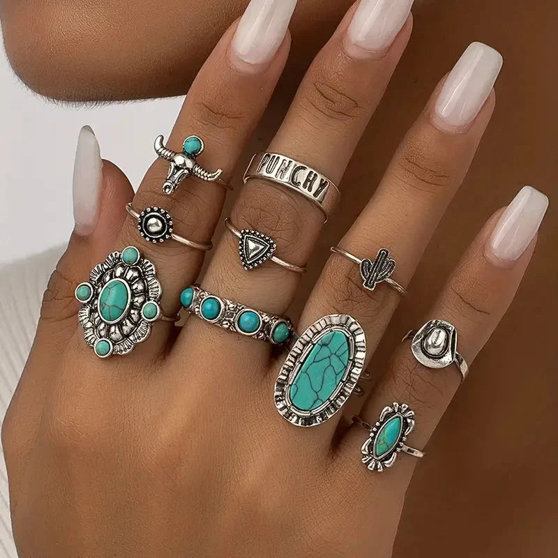 Ashcroft | Silverton 10-Piece Western Ring Set
