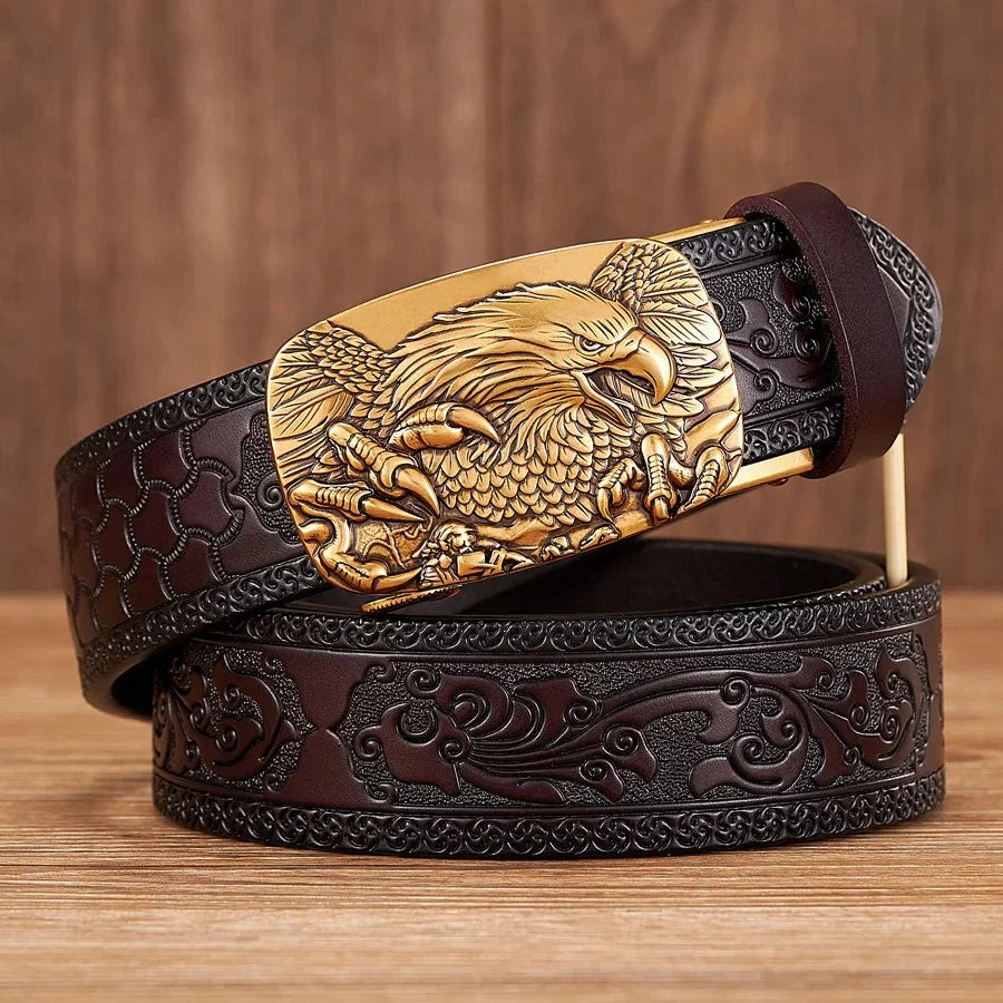 Ashcroft | Harland Split Leather Western Buckle Belt