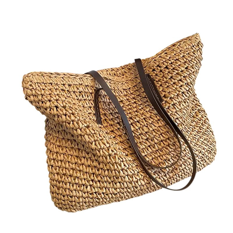 Ashcroft | Solana Spacious Straw Beach Bag