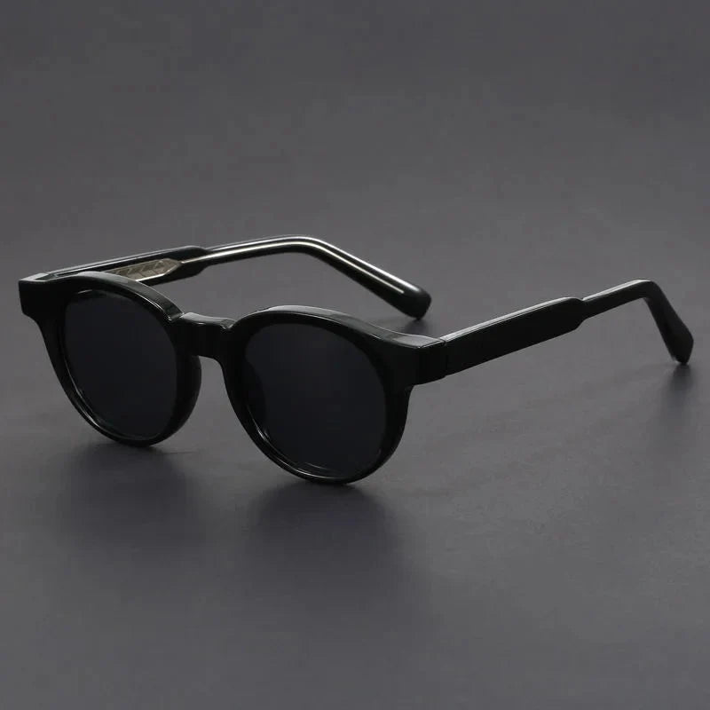 Ashcroft | Hudson Retro Round UV Protection Sunglasses