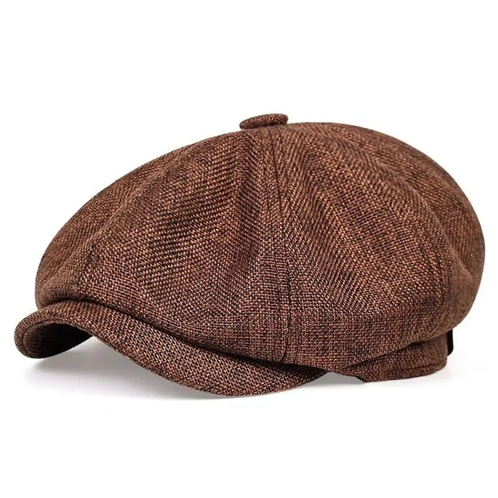 Ashcroft | Harbor Eight-Panel Linen Cap