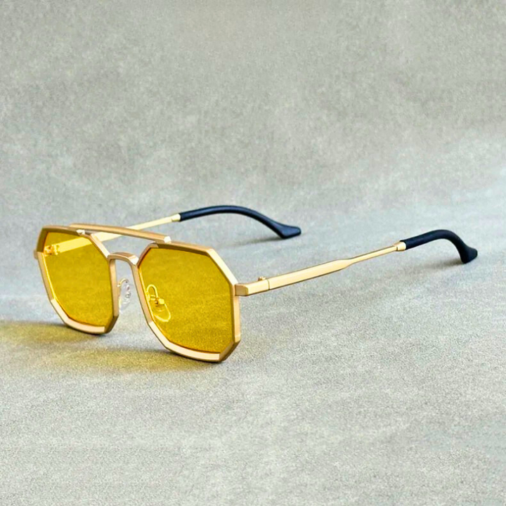 Ashcroft | Kaderio Angular Double-Bridge Sunglasses