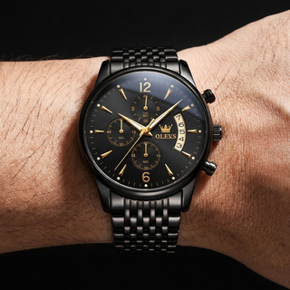 Ashcroft | Caldwell Moon Phase Stainless Steel Watch