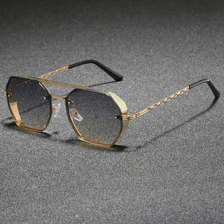 Ashcroft | Renzo Hexagonal Metal Sunglasses