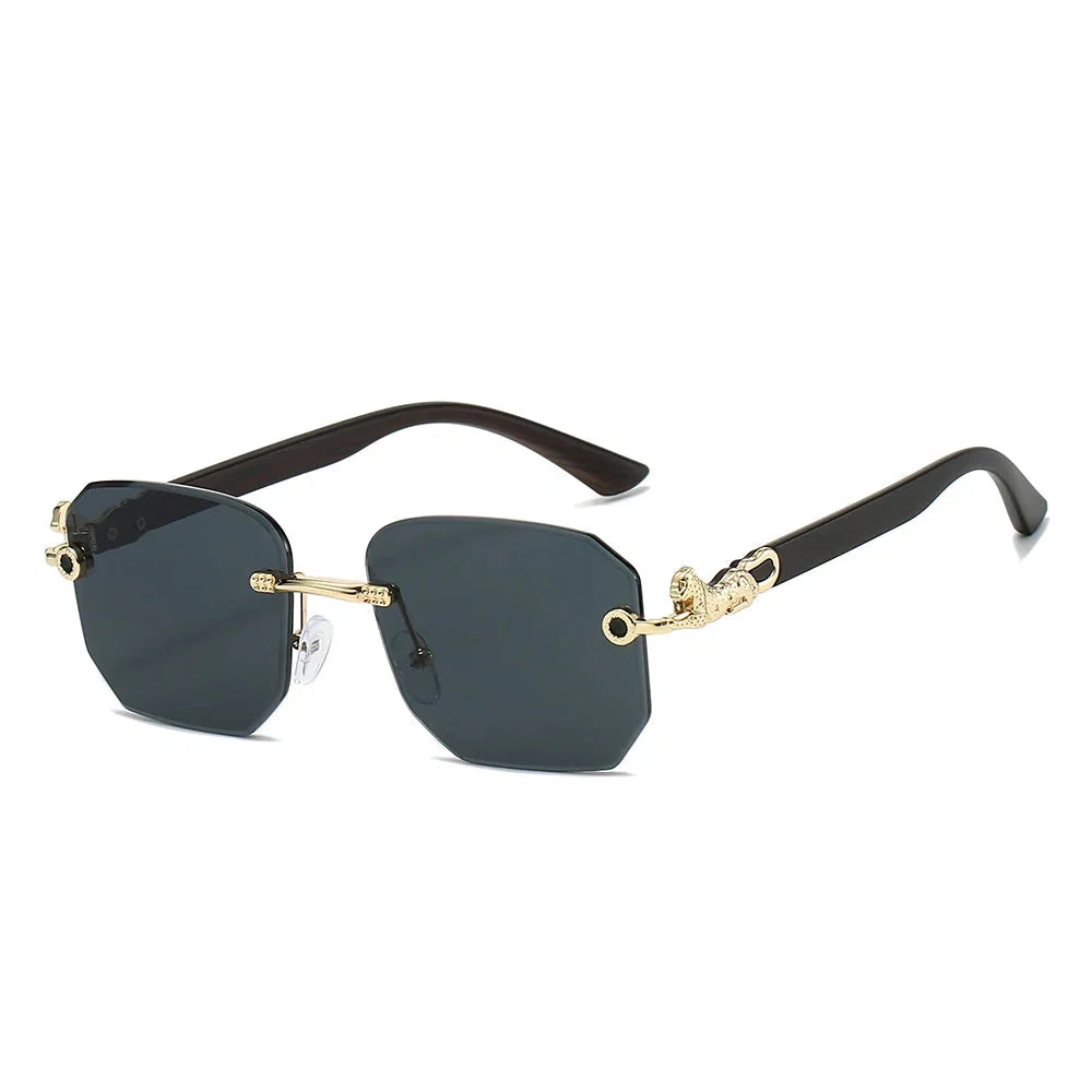 Ashcroft | Valenti Frameless Hexagonal Sunglasses