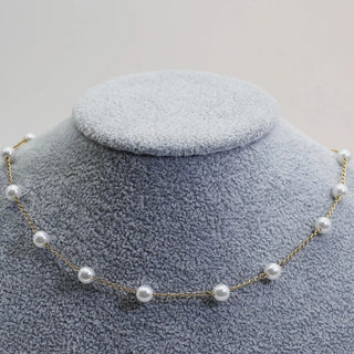 Ashcroft | Celestine Gold Pearl Necklace