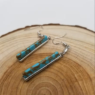 Ashcroft | Celeste Vintage Turquoise Drop Earrings