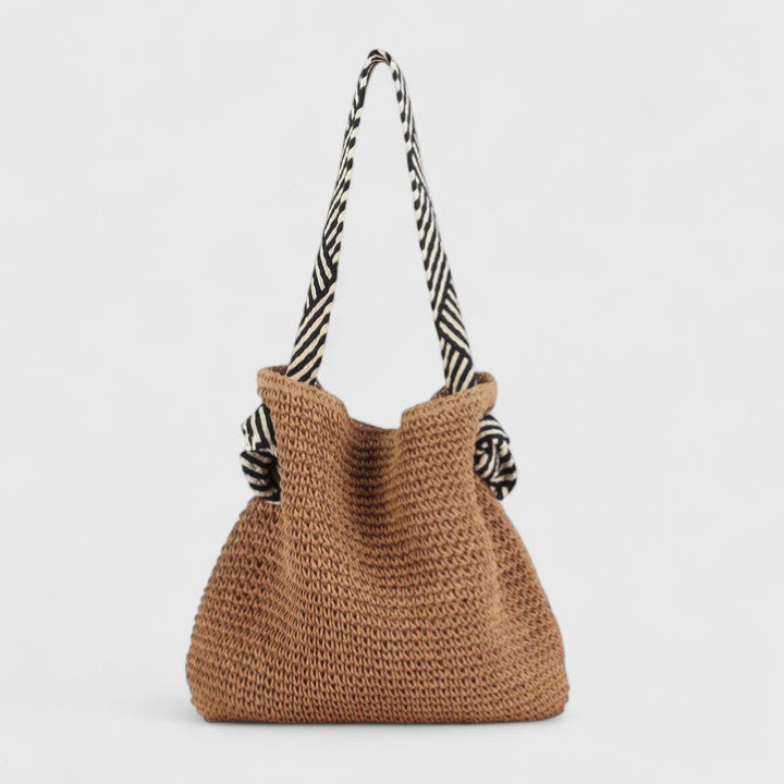 Ashcroft | Solana Braided Straw Shoulder Bag