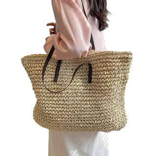 Ashcroft | Solana Spacious Straw Beach Bag
