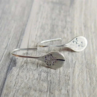 Ashcroft | Celestia Sterling Silver Dandelion Drop Earrings