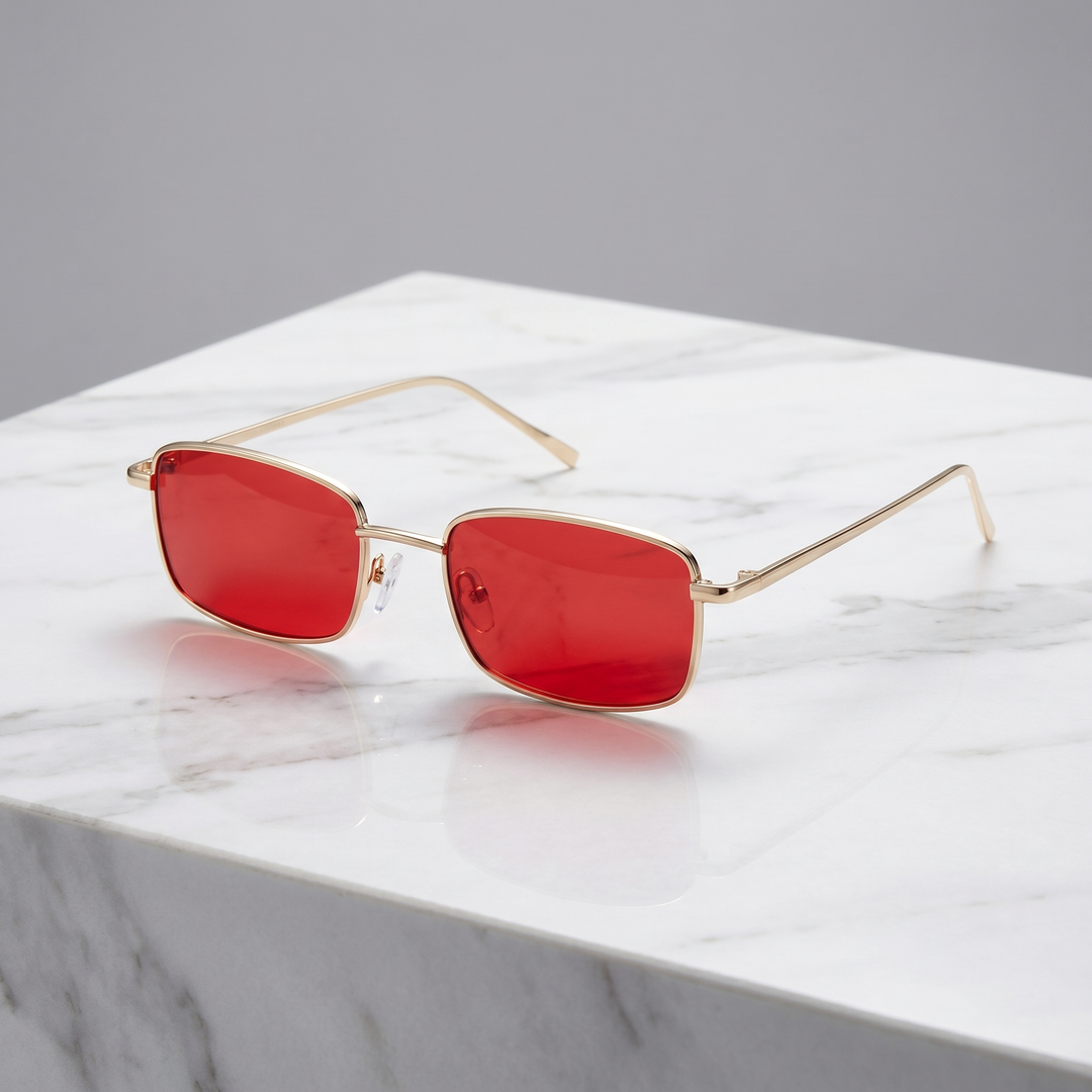 Ashcroft | Rivona Rectangle Mirror Lens Sunglasses