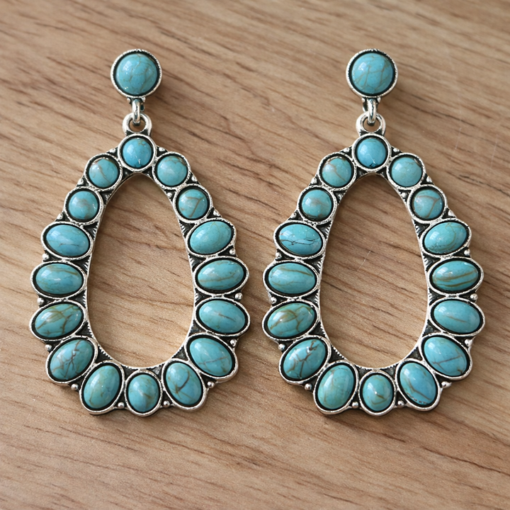 Ashcroft | Celestia Turquoise Drop Earrings