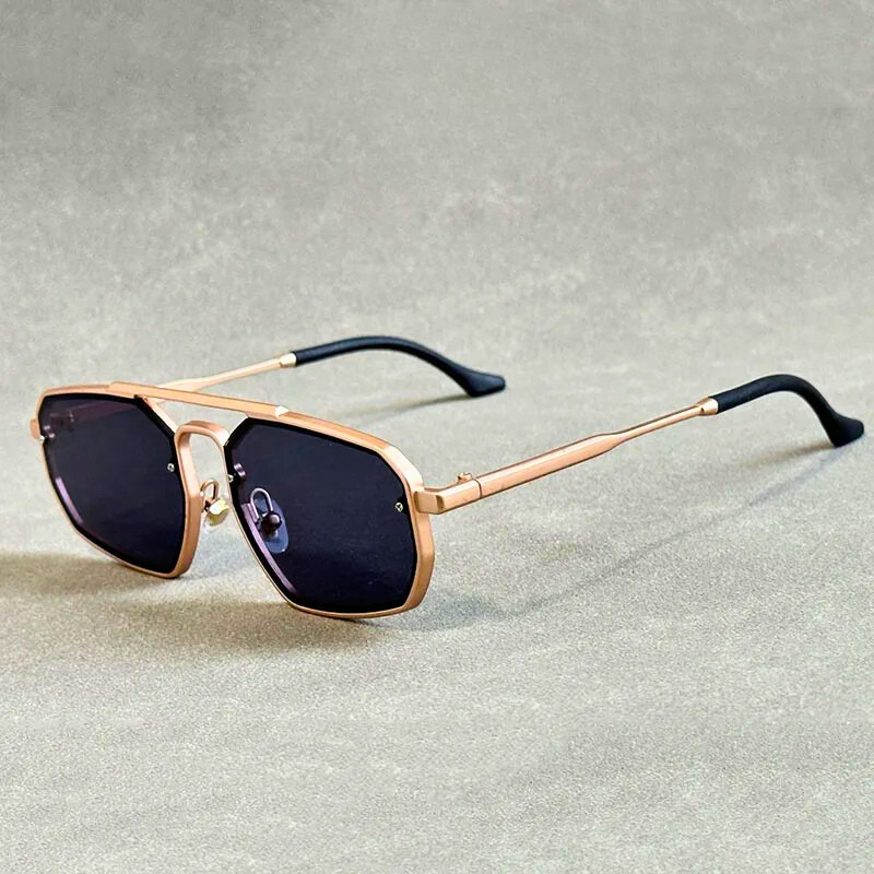 Ashcroft | Kaderio Angular Double-Bridge Sunglasses