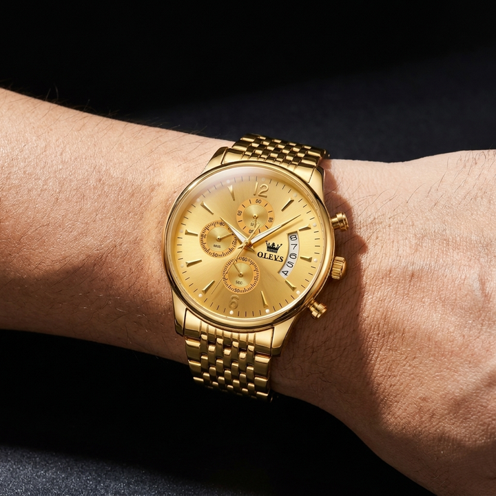 Ashcroft | Caldwell Moon Phase Stainless Steel Watch