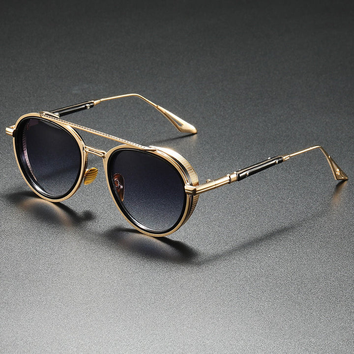 Ashcroft | Éclat Round Gradient Sunglasses